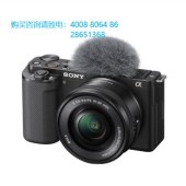 索尼（SONY）ZV-E10L Vlog微单数码相机 标准镜头套装 APS-C画幅小巧便携 4K专业视频 黑色