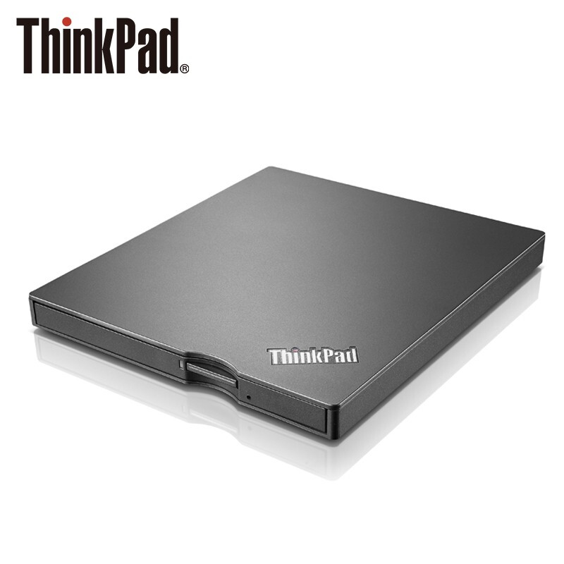 联想（ThinkPad） 4XA0F33838 光驱 笔记本台式机USB 超薄外置移动光驱DVD刻录机 黑色