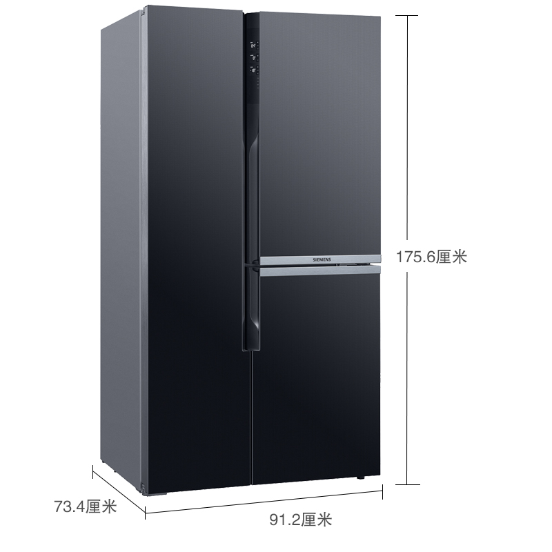 西门子（SIEMENS）KA96FP50TI 569升对开三门冰箱 陶瓷面板 零度保鲜混冷无霜