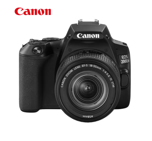 佳能(Canon)EOS 200D2 单反相机 200D II 18-55标准变焦镜头套装