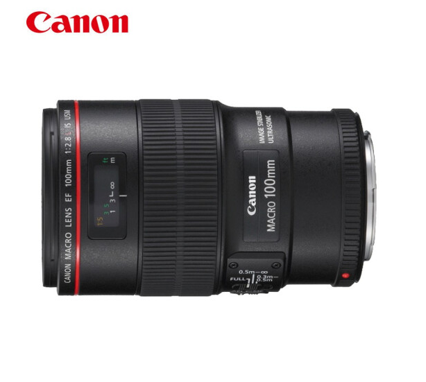 （下单前请咨询）佳能(Canon)EF 100mm f/2.8L IS USM 单反相机/微距镜头  pcyg-2021071512906